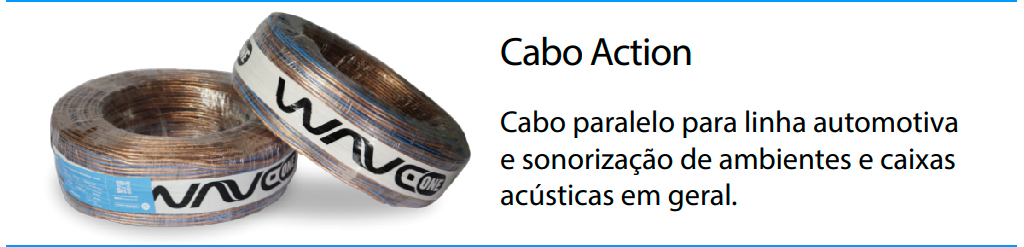 cabo action waveone 100%cobre